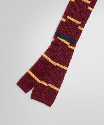美品 ブルックスブラザーズ ニットタイ黒 ロゴ刺繍 シルク イタリア製 1950s】BROOKS BROTHERS ブルックスブラザーズ シルク