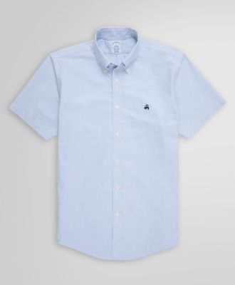 Brooks Brothers/ブルックス ブラザーズ ストレッチコットン GFロゴ ショートスリーブ スポーツシャツ Regular Fit 100202524