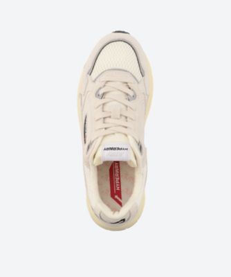 【AUTRY】Hyperway スニーカー HYLWUM10 Autry Hyperway Sneakers In Marshmallow And Silver-tone
