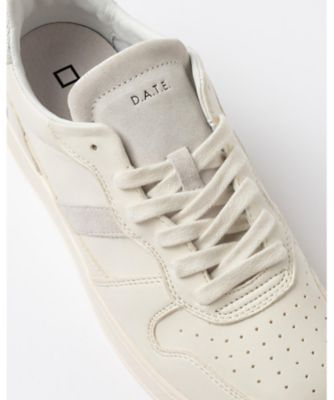 ❀極美品 D.A.T.E SHIPS別注スニーカー 白 ホワイト 22cm スニーカー COURT 2．0 MONO WHITE C2ーMNーWH