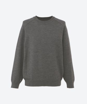 トップス ssstein Super Kid Mohair Knit Crew Neck ssstein(シュタイン)/KID MOHAIR KNIT CREW NECK LS/MIX WHITE