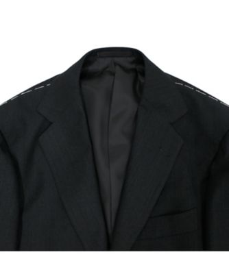 スーパー140'sウール チャコールグレースーツ S