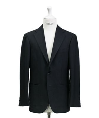新品未使用RING JACKET ワンプリーツスラックス チャコールグレー46 2アウトプリーツ チャコールグレートラウザーズ S
