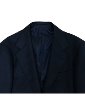 RING JACKET ネイビー ウール＆モヘヤ ウィンターモヘヤ ネイビージャケット S／RT055F51X