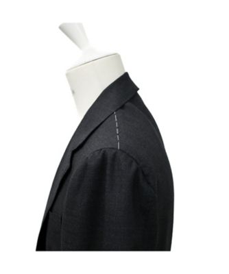 4PLY ウール チャコールグレースーツ S／RT025F61B