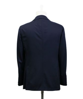 RING JACKET リングヂャケット 無地 ネイビー スーツ 46 RING JACKET OUTLET