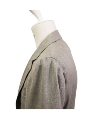 リングヂャケット　スーツ　グレー　モヘア混　46 グレーのイメージが変わるかもしれません！？RING JACKET