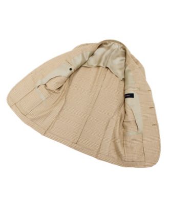 キャメル グレンチェックジャケット S／RT055F48G | RING