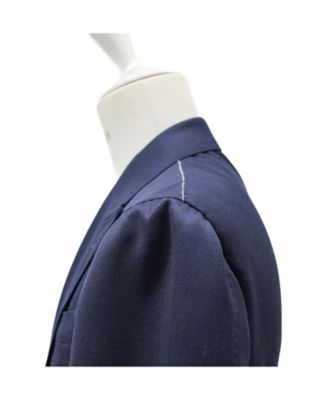 美品✨RING JACKET BW別注 アンコン 極薄手 スーツ a225 ウィンターモヘヤ ネイビージャケット S／RT055F51X