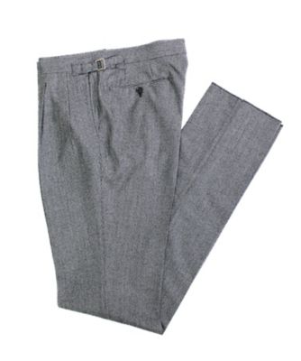 BERNARD ZINS(ベルナール ザンス) スラックス ウール グレー 中古・古着通販】BERNARD ZINS (ベルナール ザンス) SPENDER