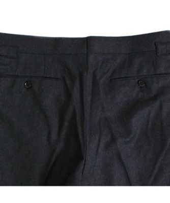 新品未使用RING JACKET ワンプリーツスラックス チャコールグレー46 000000003492_J0y5bAN.jpg