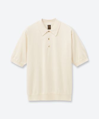 【26日まで】CHANEL クリーム色 ポロシャツ 半袖 半袖ポロシャツ CARIBBEAN SEAISLAND COTTON