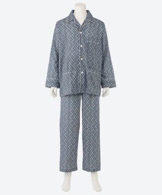 パジャマ やわらかダブルガーゼチェック 0126035721