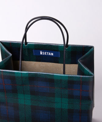 unknown products isetan LETHER PAPER BAG - バッグ