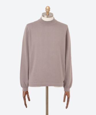 GRAN SASSO (Men)/グランサッソ 長袖モックネック ソフトコットン GR25F/58108/18120 トープ トップス【三越伊勢丹/公式】