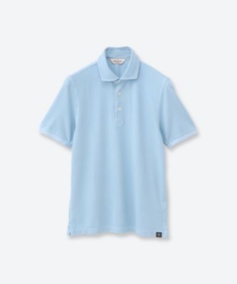 GRAN SASSO (Men)/グランサッソ 鹿の子ポロ　半袖　６０１１８／７９０１７