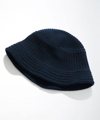 CAHLUMN (Men)/カウラム Ｏｒｇａｎｉｃ　Ｃｏｔｔｏｎ　Ｋｎｉｔ　Ｂｕｃｋｅｔ　Ｈａｔ　１０８１ー３９０９ー０００３４