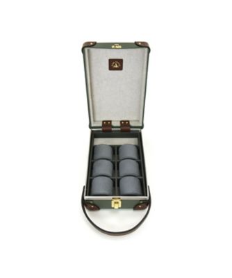 センテナリー　６スロット　ウォッチケース　グリーン　ブラウン