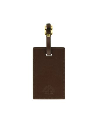 GLOBE TROTTER グローブトロッター ラゲッジタグ ダークブラウン センテナリー ラゲッジタグ ブラウン／ブラス | Globe-Trotter