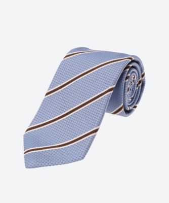 注目の商品 三越伊勢丹 公式 Earldom Men アールダム セールネクタイ サックス ストライプ 三越伊勢丹 公式 かいこみ