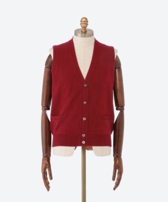 カシミヤボタンベスト | ALPHA (Men)/アルファー | 三越伊勢丹