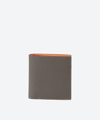 ＜三越伊勢丹/公式＞ MAISON TAKUYA (Men)/メゾンタクヤ コンパクトウォレット2 コインケース付 Titanium-Orange 財布・マネークリップ【三越伊勢丹/公式】