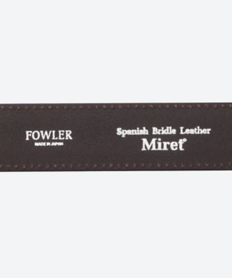 ブライドルレザーベルト FWLG－155 | FOWLER (Men)/ファウラー