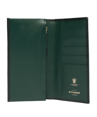 ETTINGER (Men)/エッティンガー 伊勢丹メンズ館限定 小銭入れ付長財布 ブラックxグリーン 財布・マネークリップ【三越伊勢丹/公式】