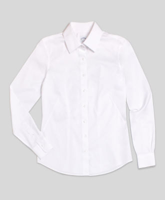 ＜三越伊勢丹/公式＞ Brooks Brothers/ブルックス ブラザーズ ストレッチコットン ドレスシャツ Fitted Fit White トップス【三越伊勢丹/公式】