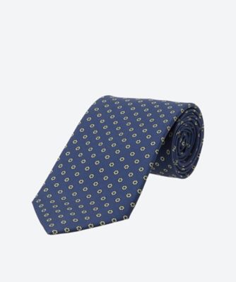 Charvet シャルべ シルク 花柄 ネクタイ ネイビー ブルー Charvet シャルべ シルク 花柄 ネクタイ ネイビー ブルー