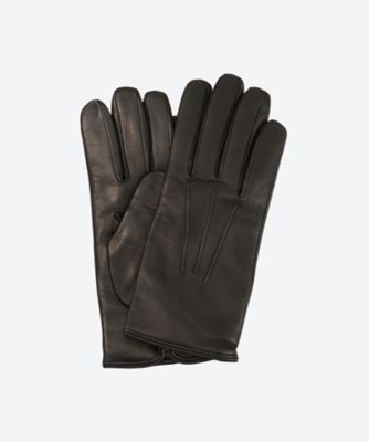 メローラ　手袋　グレースェード✖️ブラックレザー　カシミヤライナー　新品未使用品 me929007-90.jpg