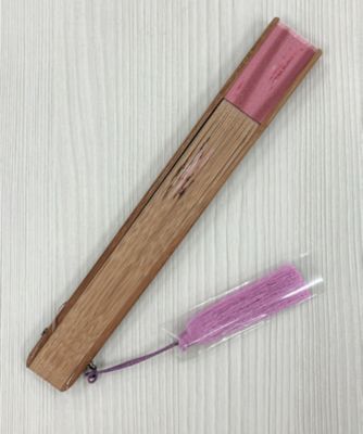 銀座三越　特選　羽子板 扇子 花雅ペンテ40間（タッセル・扇子袋付／桐箱入）3090