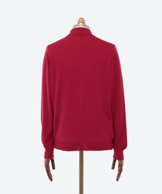 メリノウール モックネックセーター １２Ｇ | ファッション・服