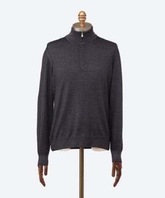 製品染めハーフジップ 12G GR25F／55126／22792