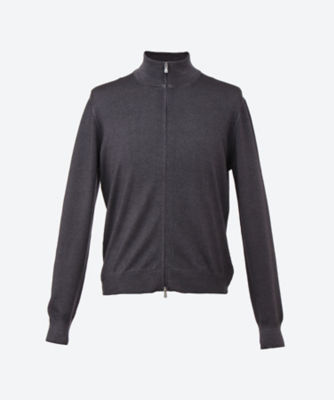 ＜GRAN SASSO (Men)＞製品染めフルジップ　１２Ｇ　セーター