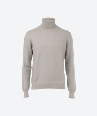 ＜GRAN SASSO (Men)＞製品染め１２Ｇタートルネック　ＧＲ２４Ｆ／５５１１７／２２７９２