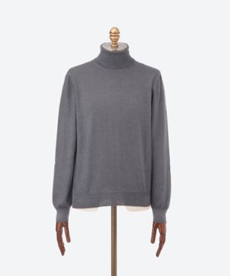 専用、Gackt 着用　タートルネック ハイネック セーター14G ワイドリブ タートルネック ニット 大きい