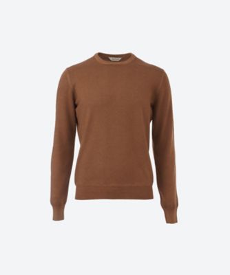＜GRAN SASSO (Men)＞製品染め１２Ｇクルーネック　ＧＲ２４Ｆ／５５１６７／２２７９２