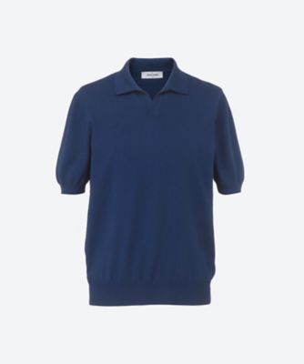 ＜GRAN SASSO (Men)＞半袖スキッパー　ソフトコットン　ＧＲ２５Ｓ／５７１８６／１８１７０