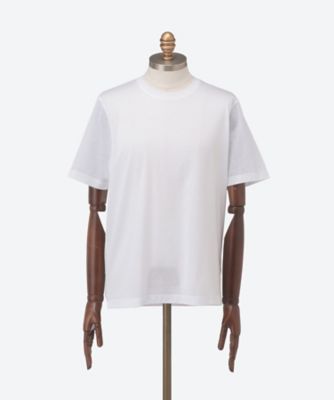 マーセライズコットン半袖クルーネックＴシャツ