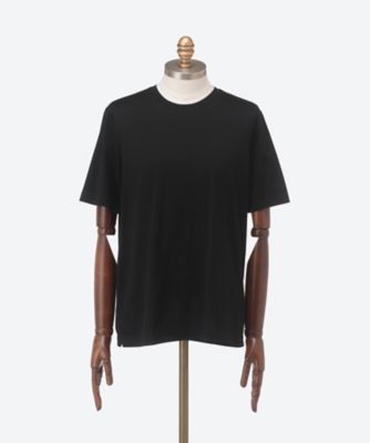 マーセライズコットン半袖クルーネックＴシャツ