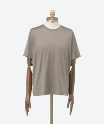 マーセライズコットン半袖クルーネックＴシャツ
