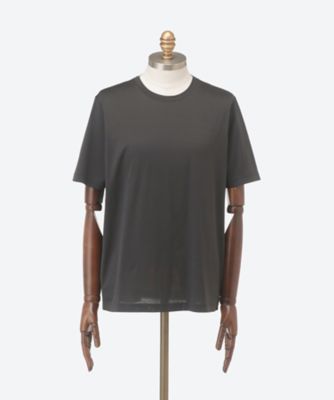 マーセライズコットン半袖クルーネックＴシャツ