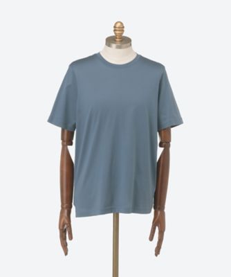マーセライズコットン半袖クルーネックＴシャツ