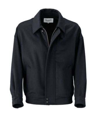 90's カシミア混 ウールハリントン ジャケット 短丈 チャコールグレー M 90's カシミア混 ウールハリントン ジャケット 短丈