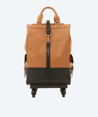[BONJAPONE/ボンジャポネ] CORGI Long Totebag Carry/コーギー ロングトートバッグ キャリー キャメル×ブラック【三越伊勢丹/公式】