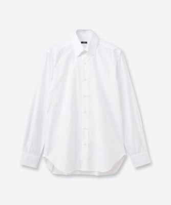 ボタンダウン ドレスシャツ コットンポプリン 487ー51401