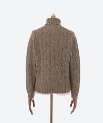 FILIPPO DE LAURENTIIS / 別注 ウールカシミヤ ショールカラー ニットジャケット - www.gigascope.net