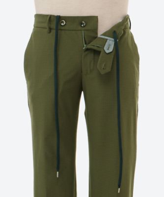マイクロチェック　カジュアルパンツ　ＳＬＩＭＪＯＧＧＥＲ