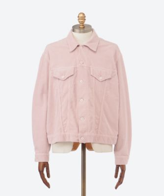 ECKHAUS LATTAコーデュロイ ピンク ジャケット オーバーサイズ
